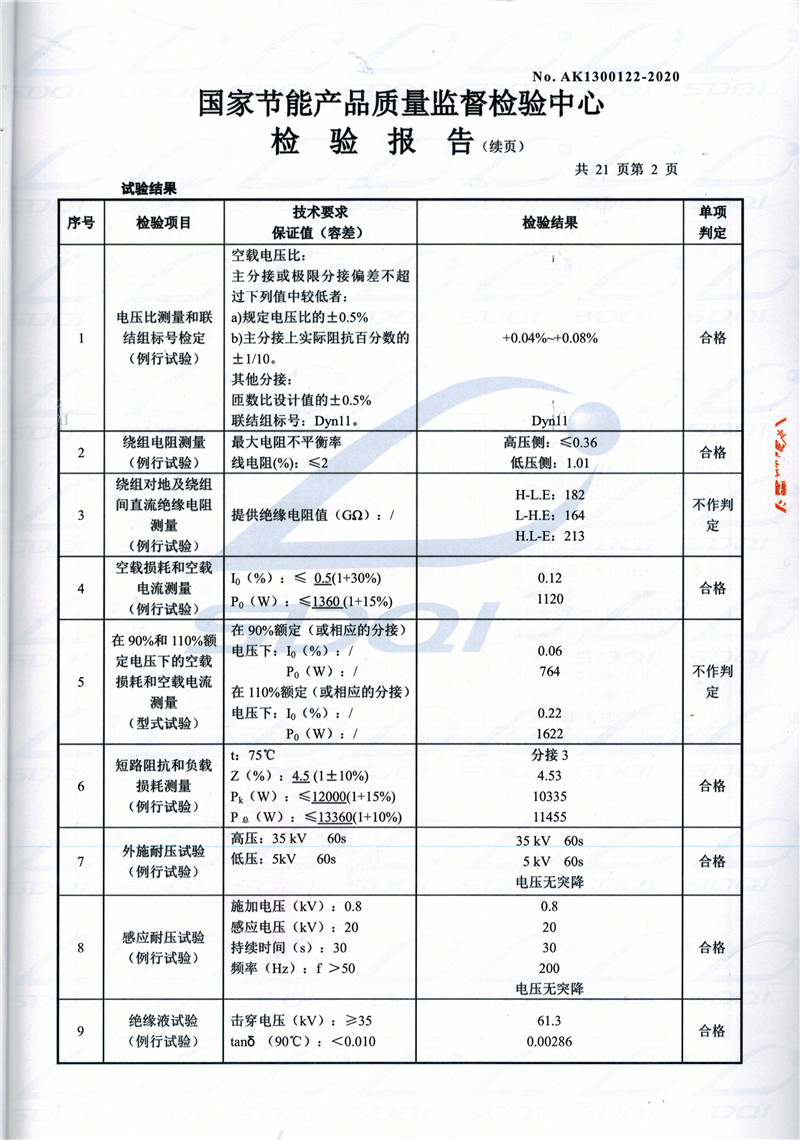 高低压试验报告-S11-1250兴宾兴宾兴宾油浸式变压器-2.jpg